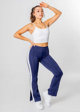 Legging évasé à rayures Motion