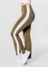 Legging évasé à rayures Motion