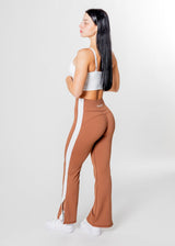 Legging évasé à rayures Motion