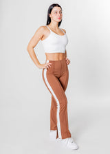 Legging évasé à rayures Motion