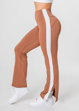 Legging évasé à rayures Motion