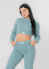 Haut côtelé LUXE à manches longues