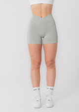 Short froissé à taille en V