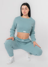 Haut côtelé LUXE à manches longues