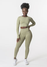 Ensemble froissé à manches longues VISION