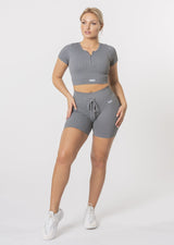 Ensemble d'été WAVE côtelé (short + t-shirt)