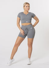 Ensemble d'été WAVE côtelé (short + t-shirt)