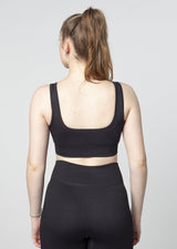 Ribbed LUXE V-Neck Bra