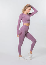 Ensemble froissé à manches longues VISION