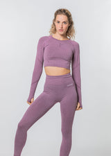 Ensemble froissé à manches longues VISION