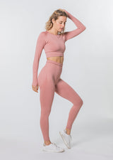 Ensemble froissé à manches longues VISION