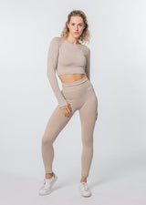 Ensemble froissé à manches longues VISION