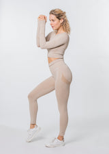 Ensemble froissé à manches longues VISION