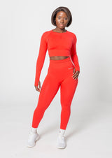 Ensemble froissé à manches longues VISION