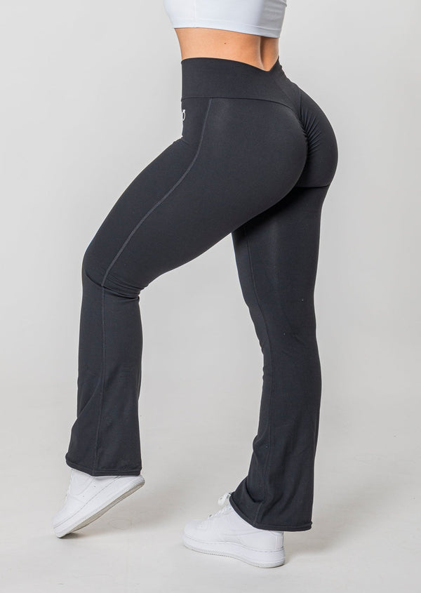 BELLA Flared scrunch leggings