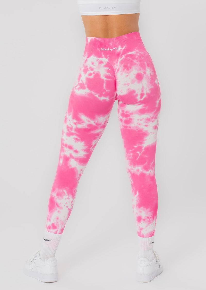 TIE-DYE SCRUNCH leggings