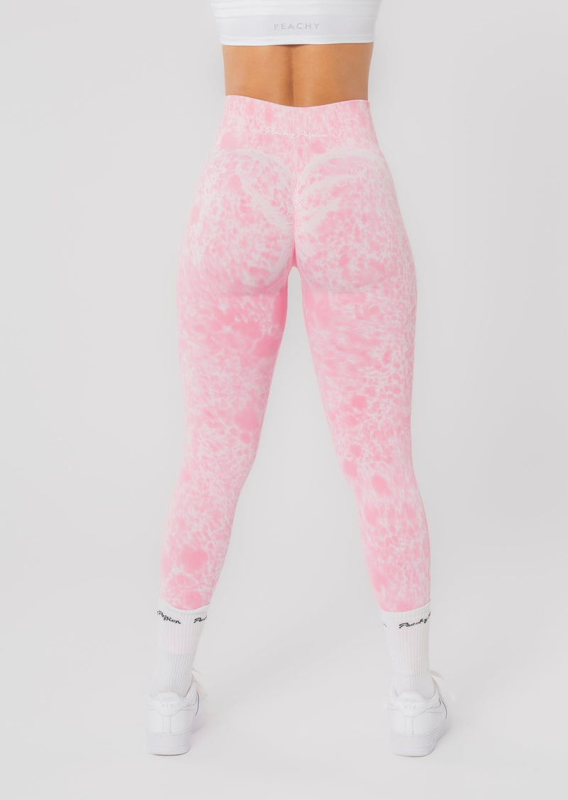 TIE-DYE SCRUNCH leggings