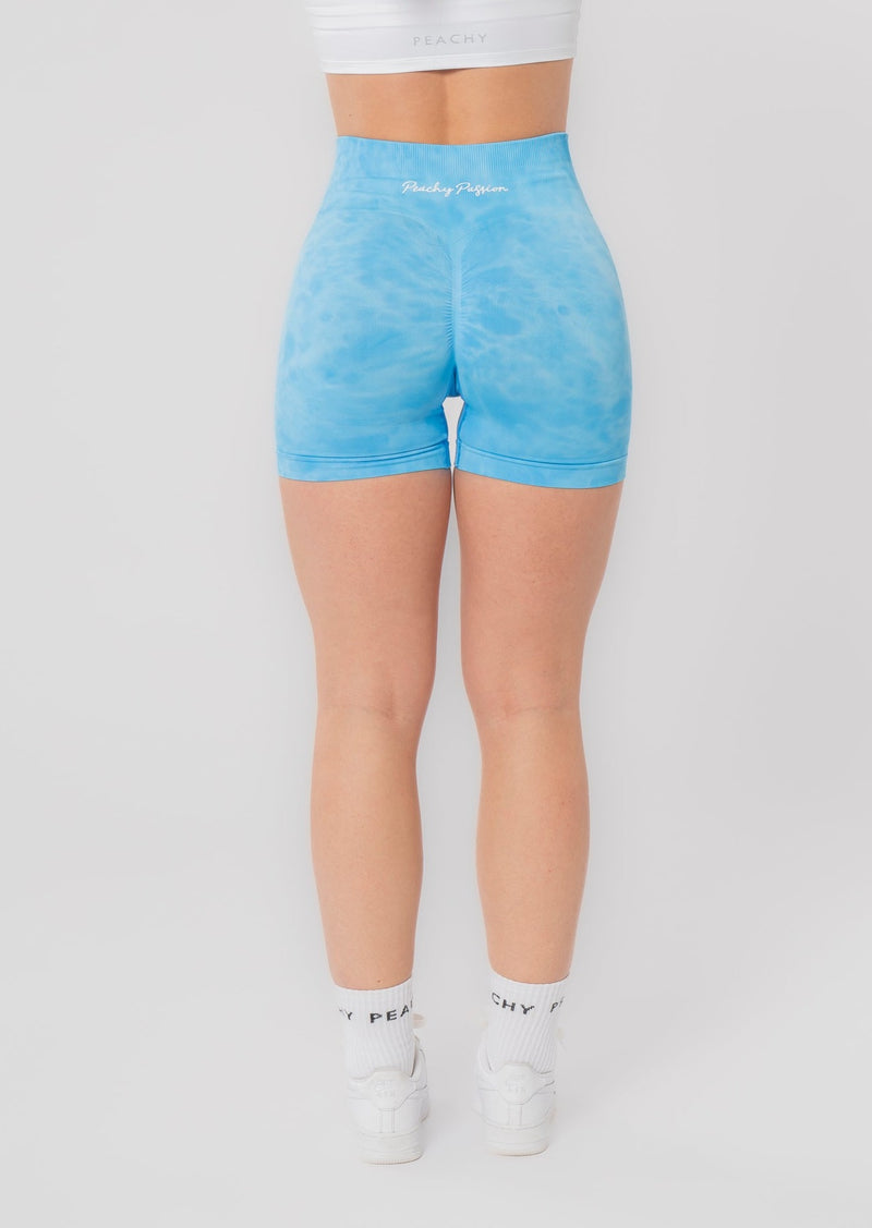 TIE-DYE SCRUNCH shorts