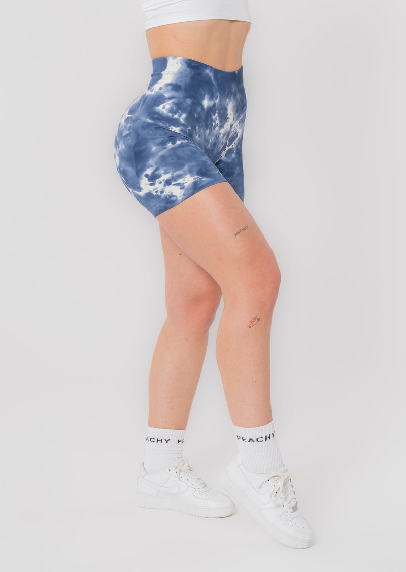 TIE-DYE SCRUNCH shorts