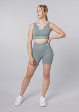 [LASTCHANCE] Ribbed LUXE Summer Set (shorts and sports bra)