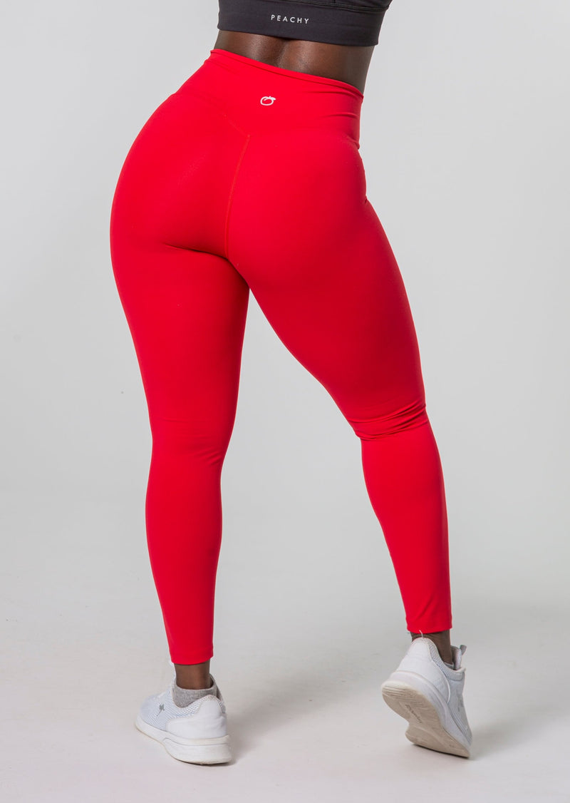 Leggings high-waist sportswear Sale  Curvas Latina Switzerland Color RED  Size M