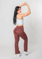 BELLA Leggings flare scrunch