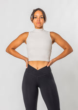 [PRÉCISION] NOBLE Ribbed Crop Top