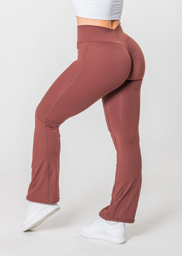 BELLA - Leggings svasati con pinces