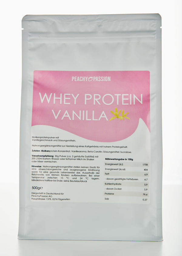 Proteine del siero di latte alla vaniglia MHD 07/24