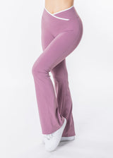 Contrast Sculpt Flared Leggings