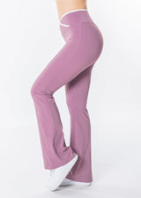 Contrast Sculpt Flared Leggings