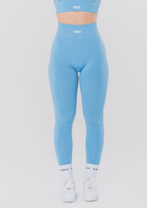 Pastel Blue Peachy leggings – PrettynPeachy