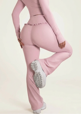 Ballet Ruffle Flared Leggings