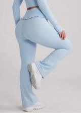 Ballet Ruffle Flared Leggings