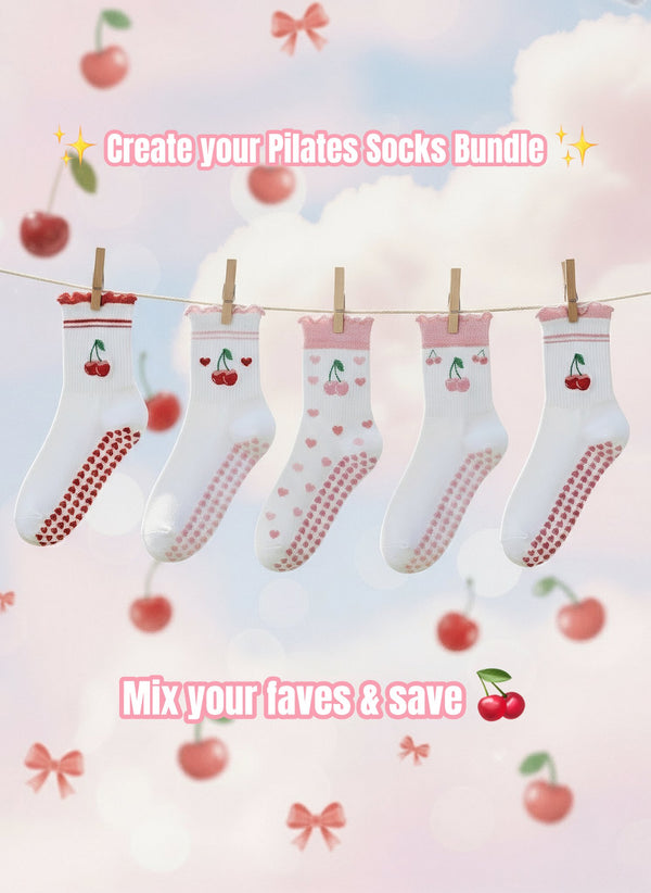 Limited Pilates Socks 5er Set