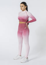 Ombre Langarm Set (Leggings und Langarmshirt)
