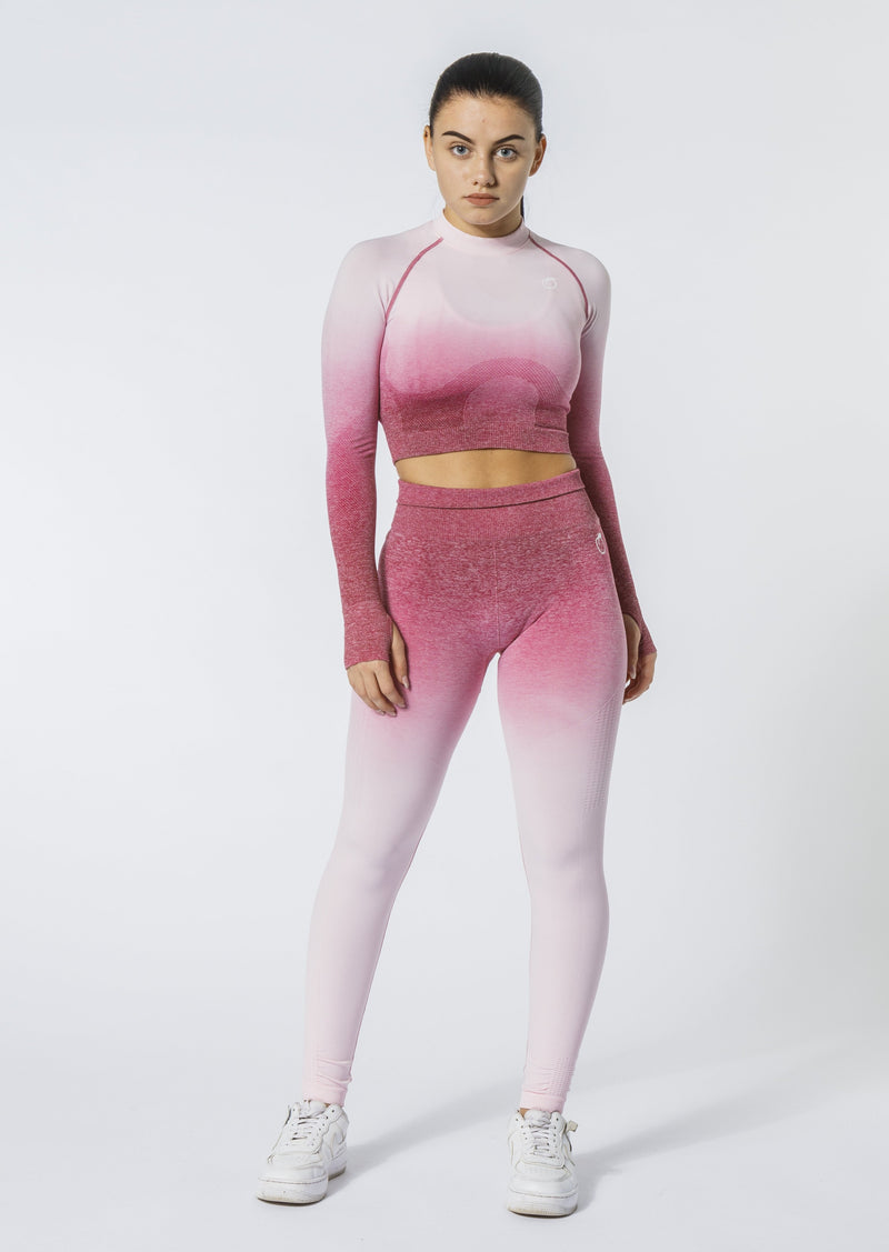 Ombre Langarm Set (Leggings und Langarmshirt)