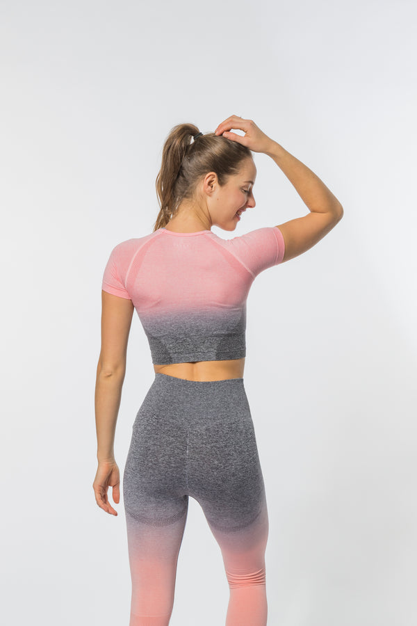 Ombre T-shirt Set (Leggings und T-shirt)